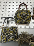 Green/Grey Brocade